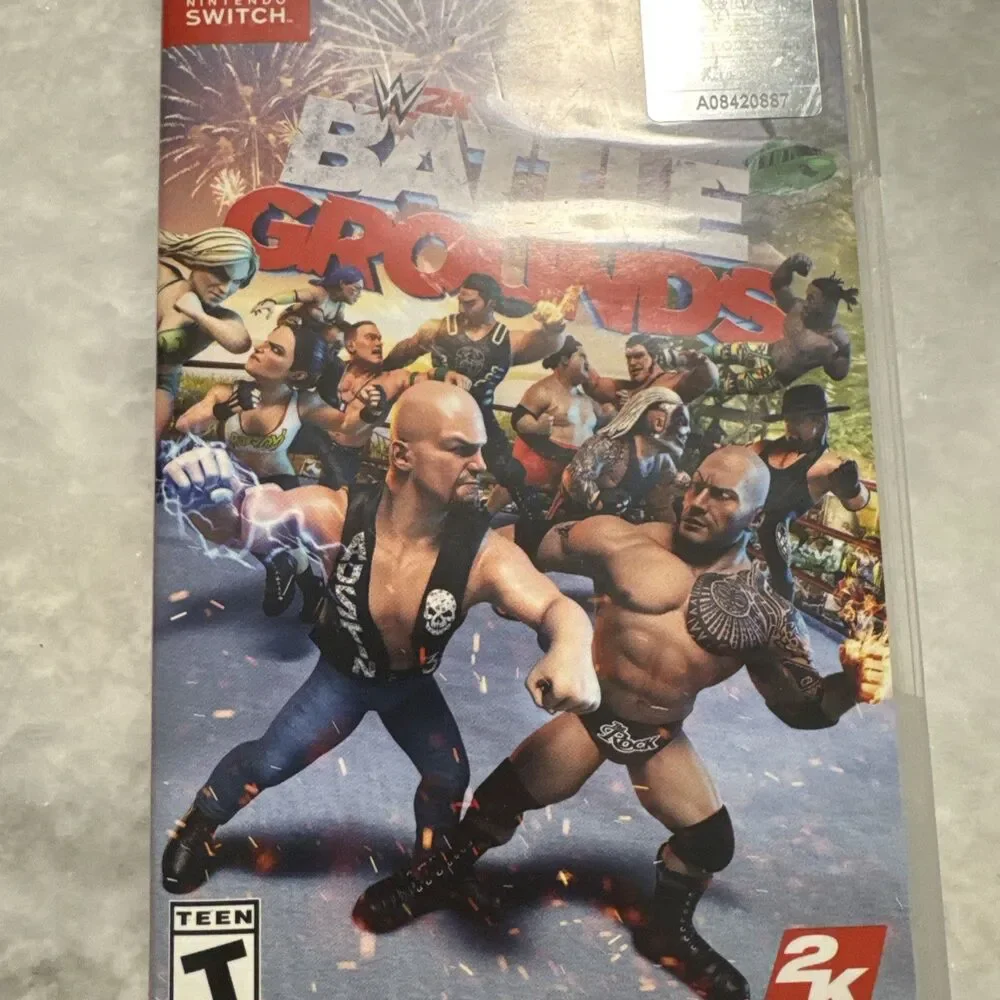 WWE Battlegrounds Nintendo Switch Complete CIB Tested Wrestling Game